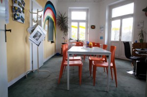 Unser Deutschzimmer mit Regenbogen