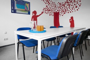 Wenn die Englischlehrerin im Matheraum mit roter Farbe malt…