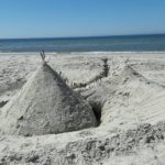 Sandburg auf Sylt
