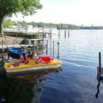 Tretboot-Fahren auf dem Tegeler See